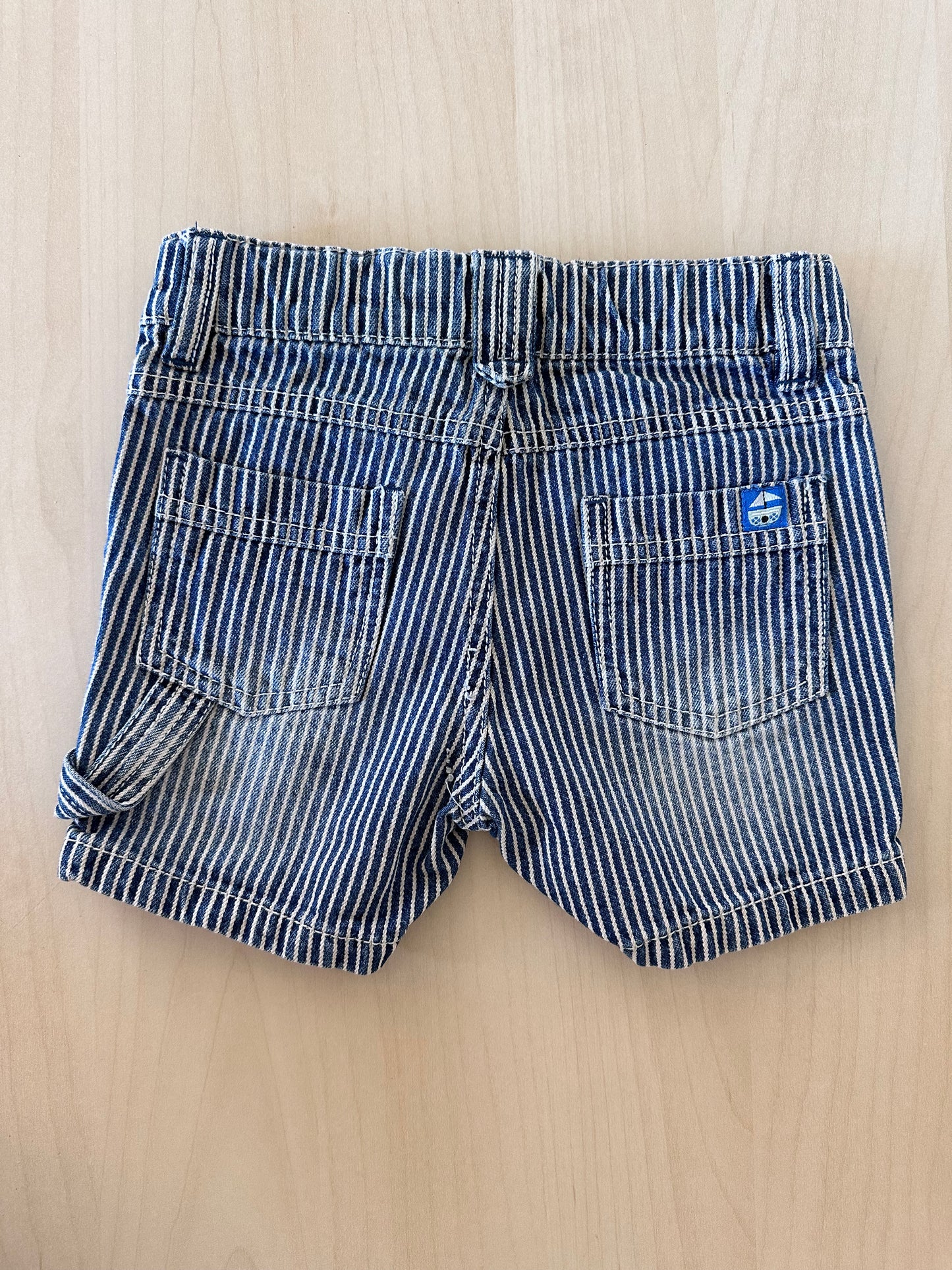 Railroad Stripe Shorts